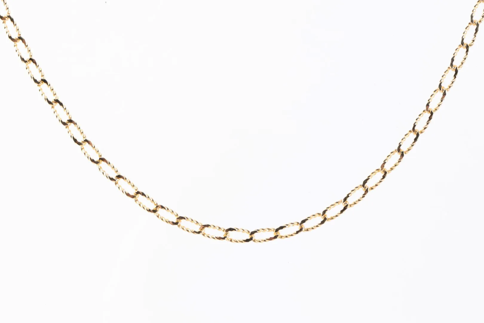 22.5" 14k Yellow Gold Textured Chain (7.12g.)