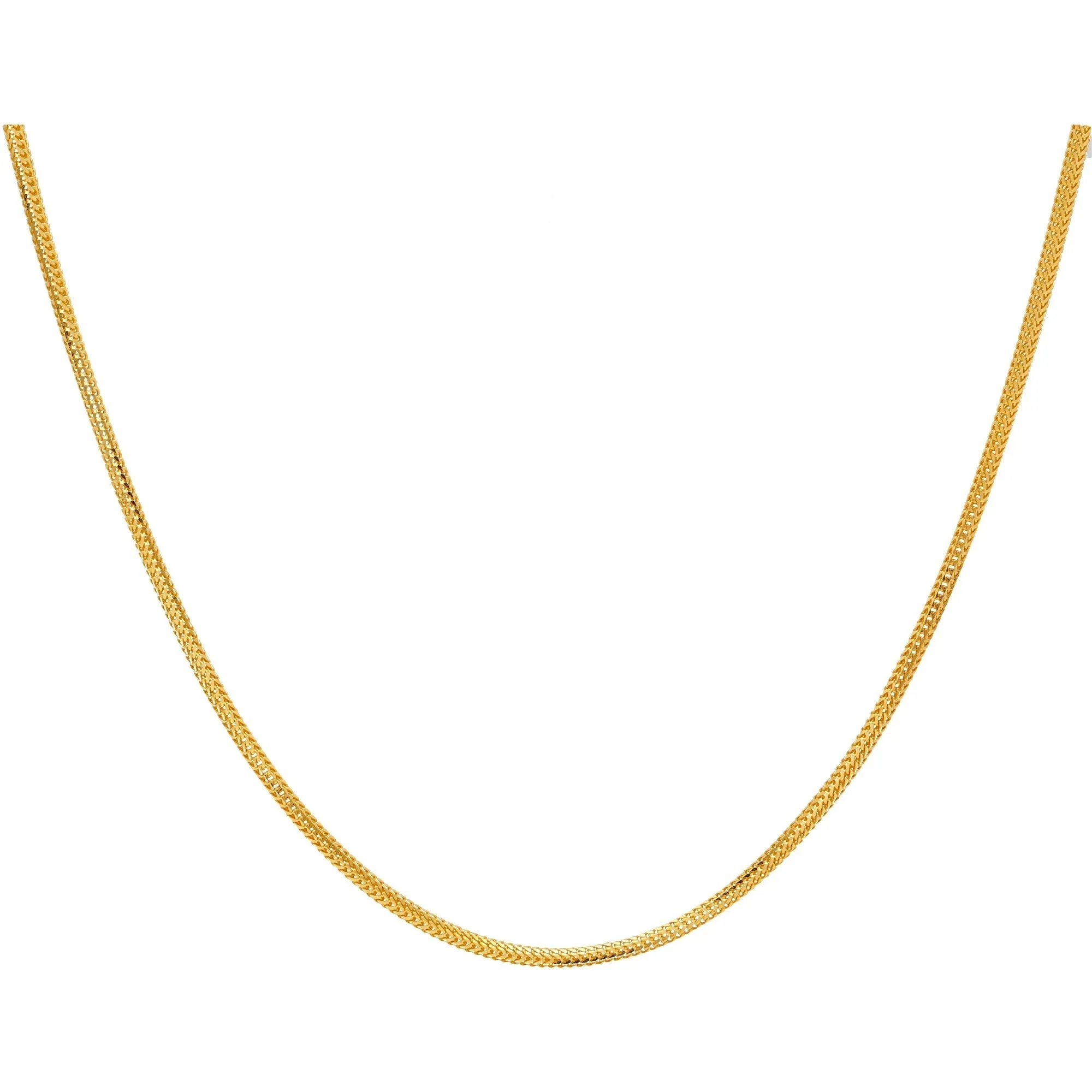 22K Yellow Gold 18 inches Chain(9.8 gm)