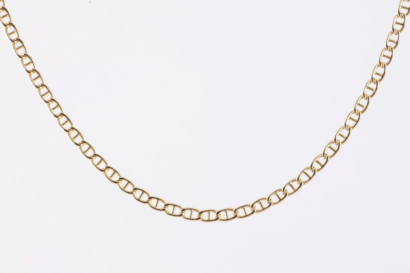 22" 14k Yellow Gold Mariner Chain (5.60g.)