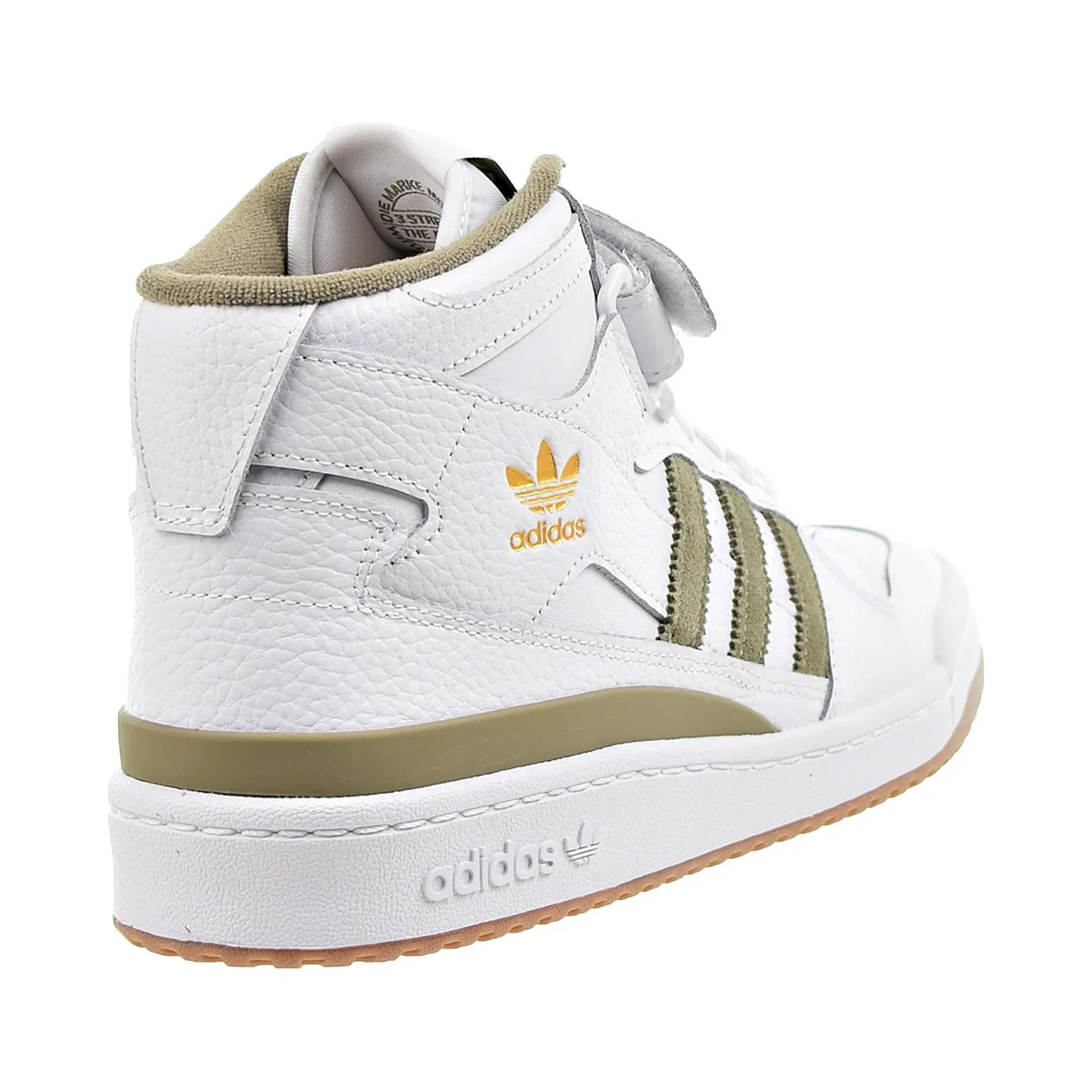 Adidas Originals Forum Mid Men's Shoes White-Orbit Green