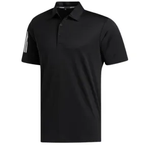 Adidas Poloshirt 3-Stripes Basic Heren Zwart Wit