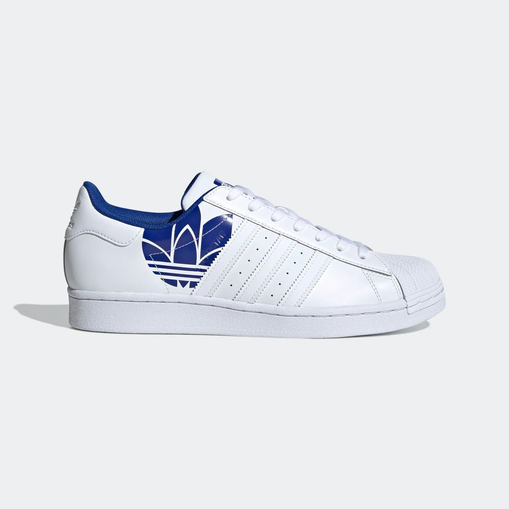 Adidas Superstar Shoes - Cloud White / Royal Blue