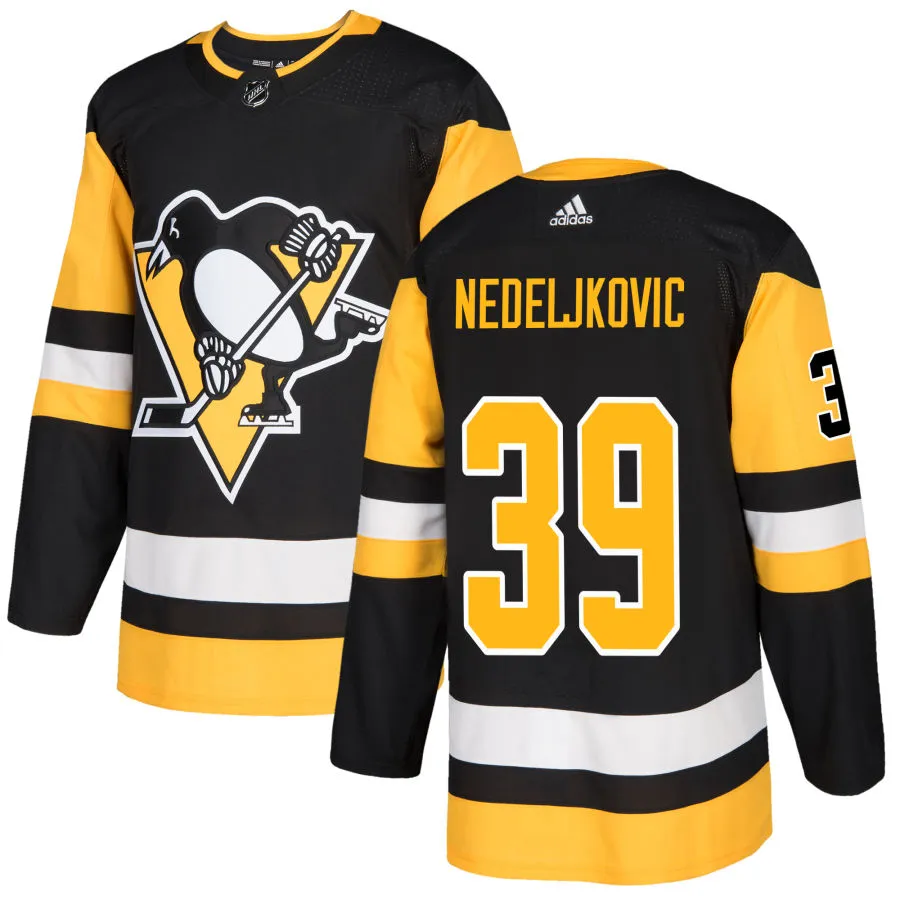 Alex Nedeljkovic Pittsburgh Penguins adidas Authentic Jersey - Black