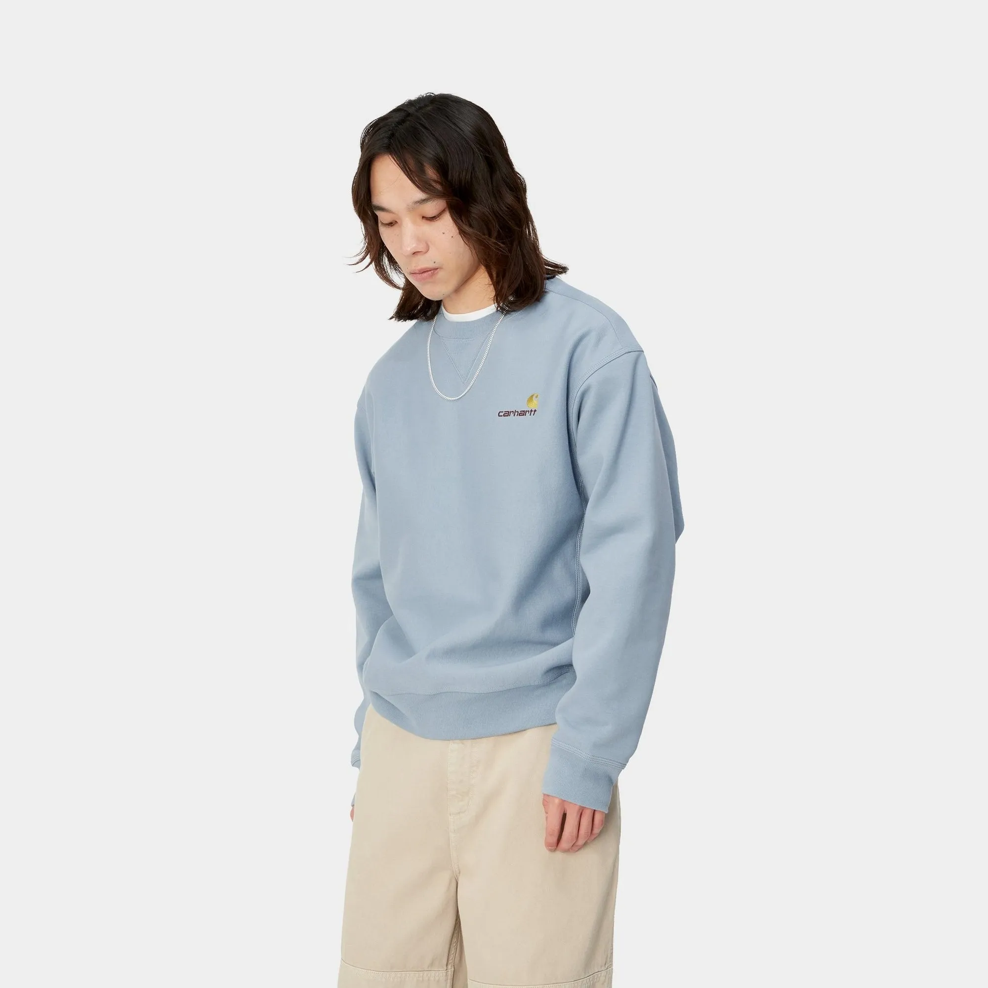 American Script Sweatshirt | Frosted Blue