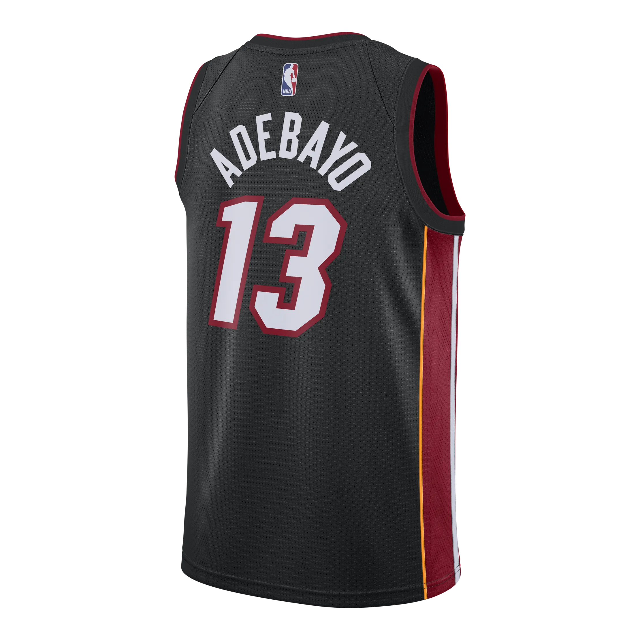 Bam Adebayo Nike Miami HEAT Icon Black Youth Swingman Jersey