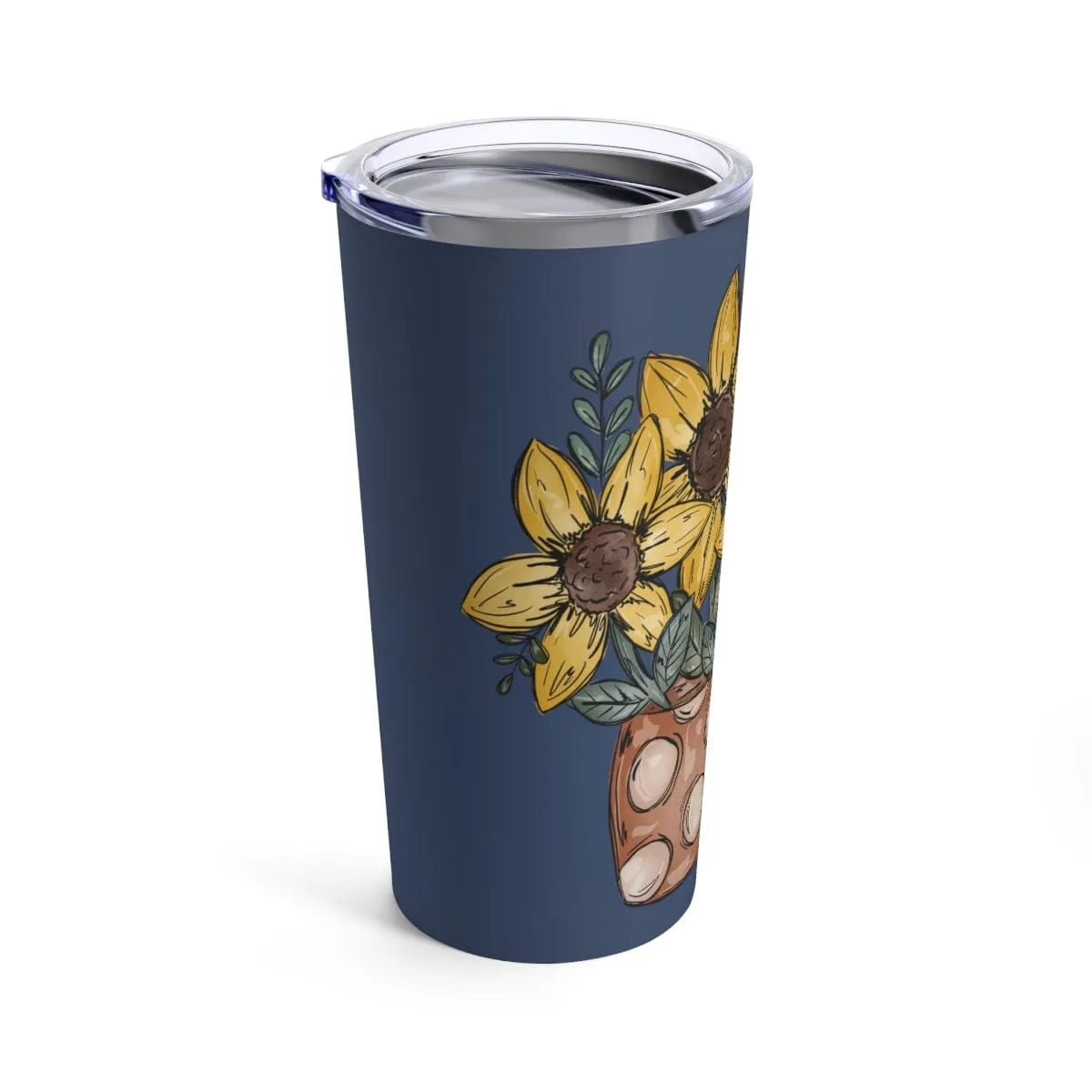 Be Still And Know Flowers Tumbler 20oz