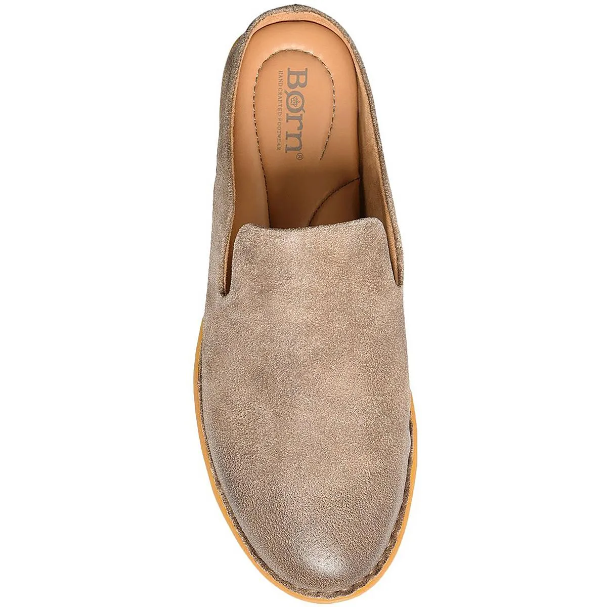 Born Womens Maia Leather Distressed Mules