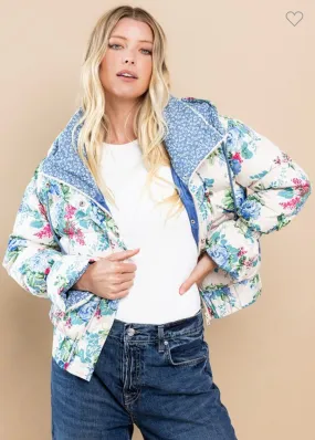 Bouquet Puffer Jacket