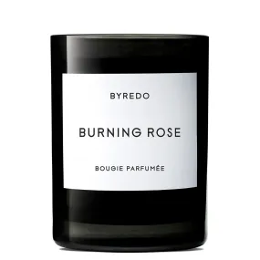 Burning Rose Candle