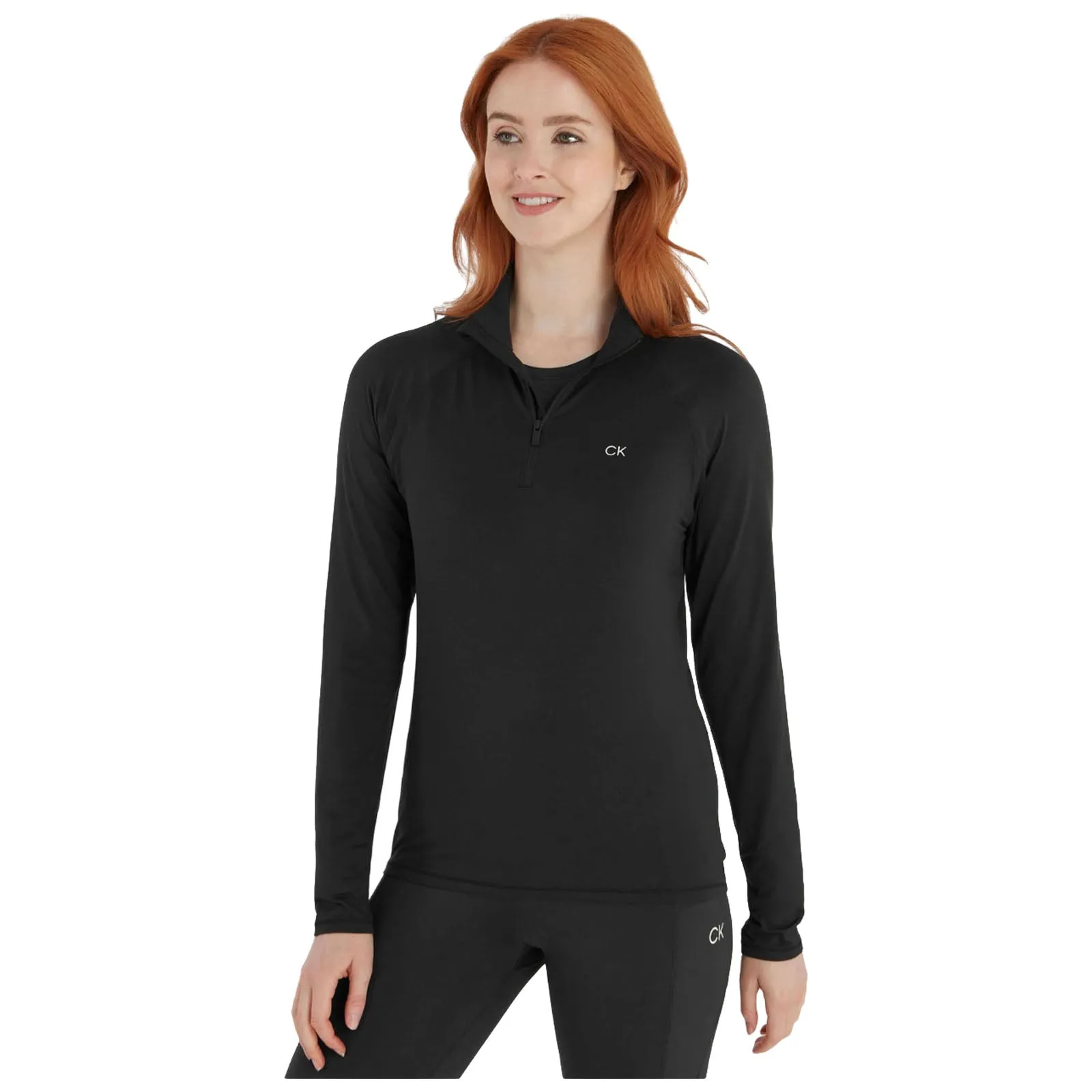 Calvin Klein Ladies Bolina Half Zip Top