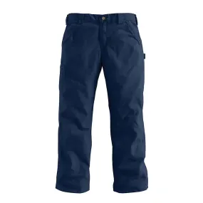 Carhartt Loose Fit Canvas Utility Work Pants - Navy