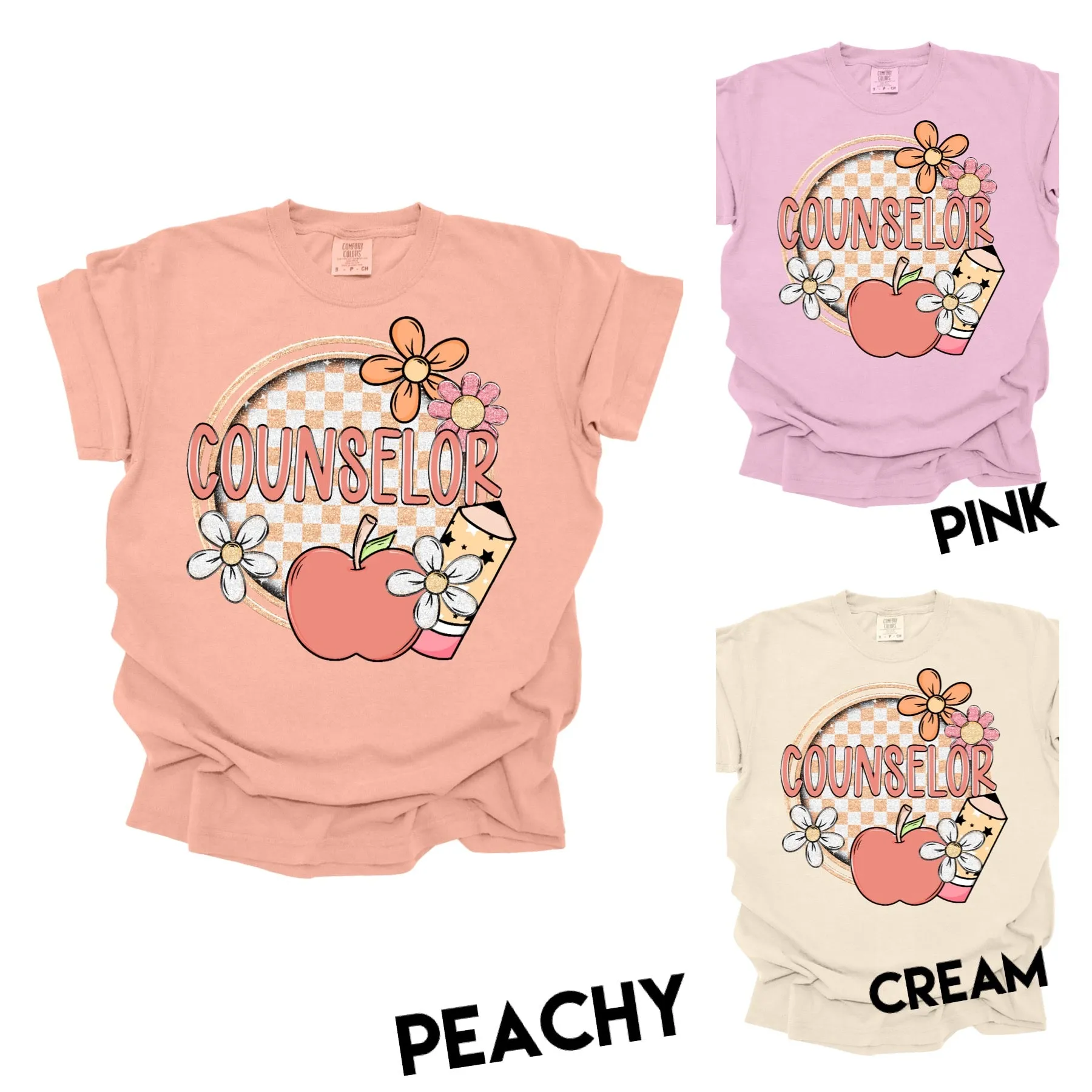 Counselor Tee | Peachy Daisy