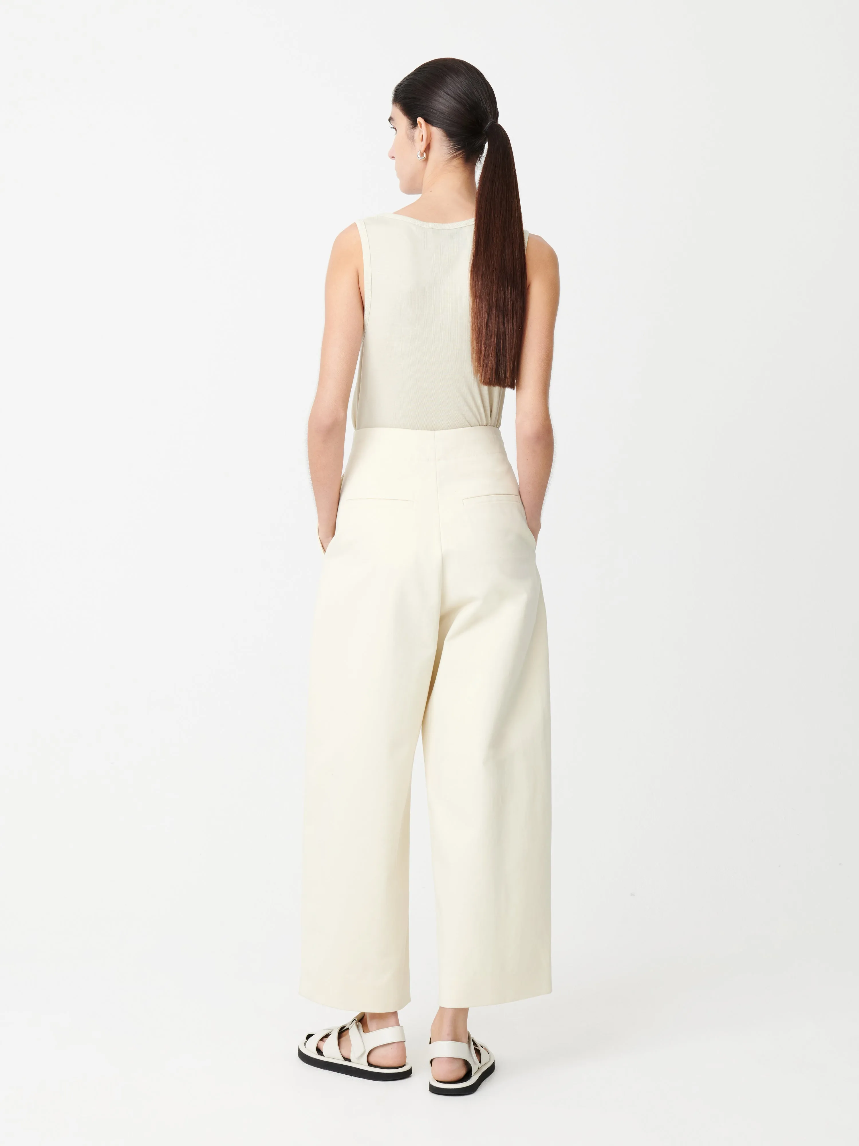 Dordoni Volume Pant In Cream