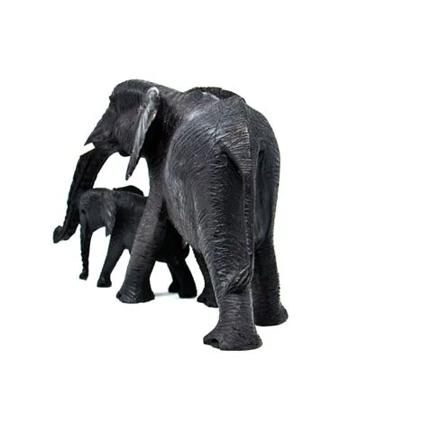 Elephant with Baby Sculpture 05