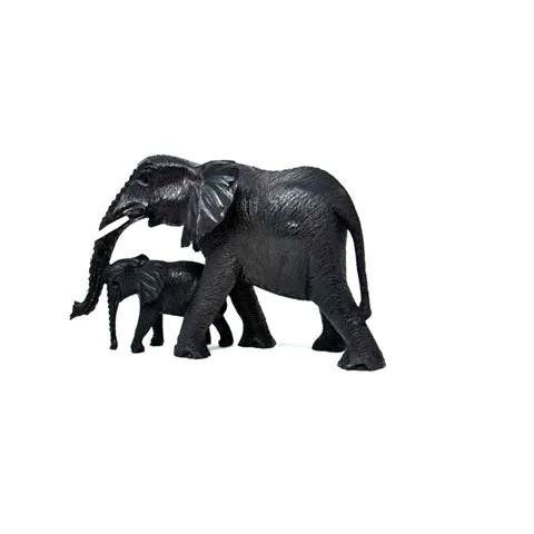 Elephant with Baby Sculpture 05