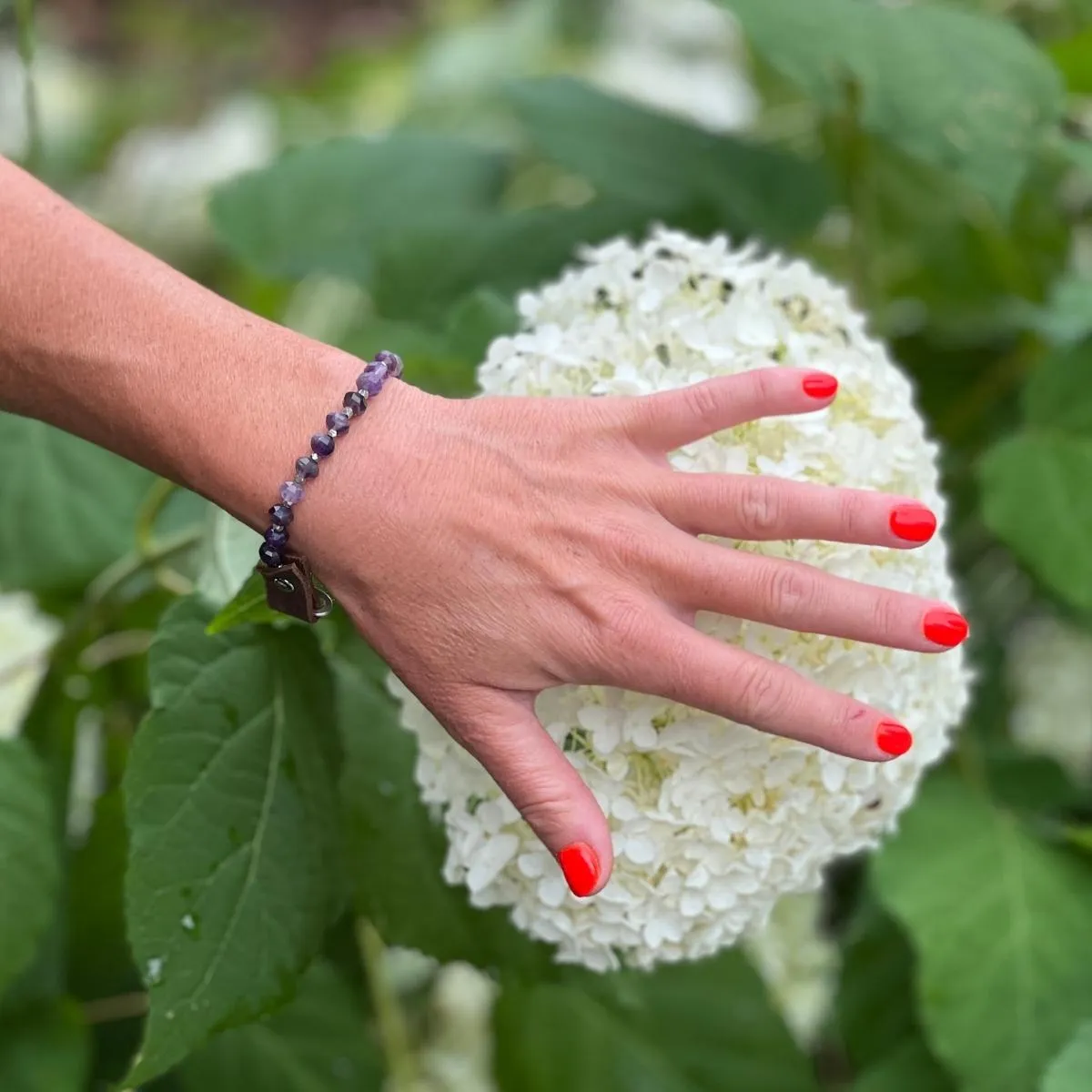 Eliminate Drama: Amethyst Bracelet