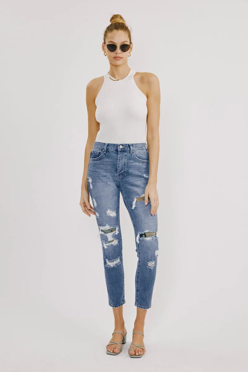 Esmee Ultra High Rise Mom Jeans