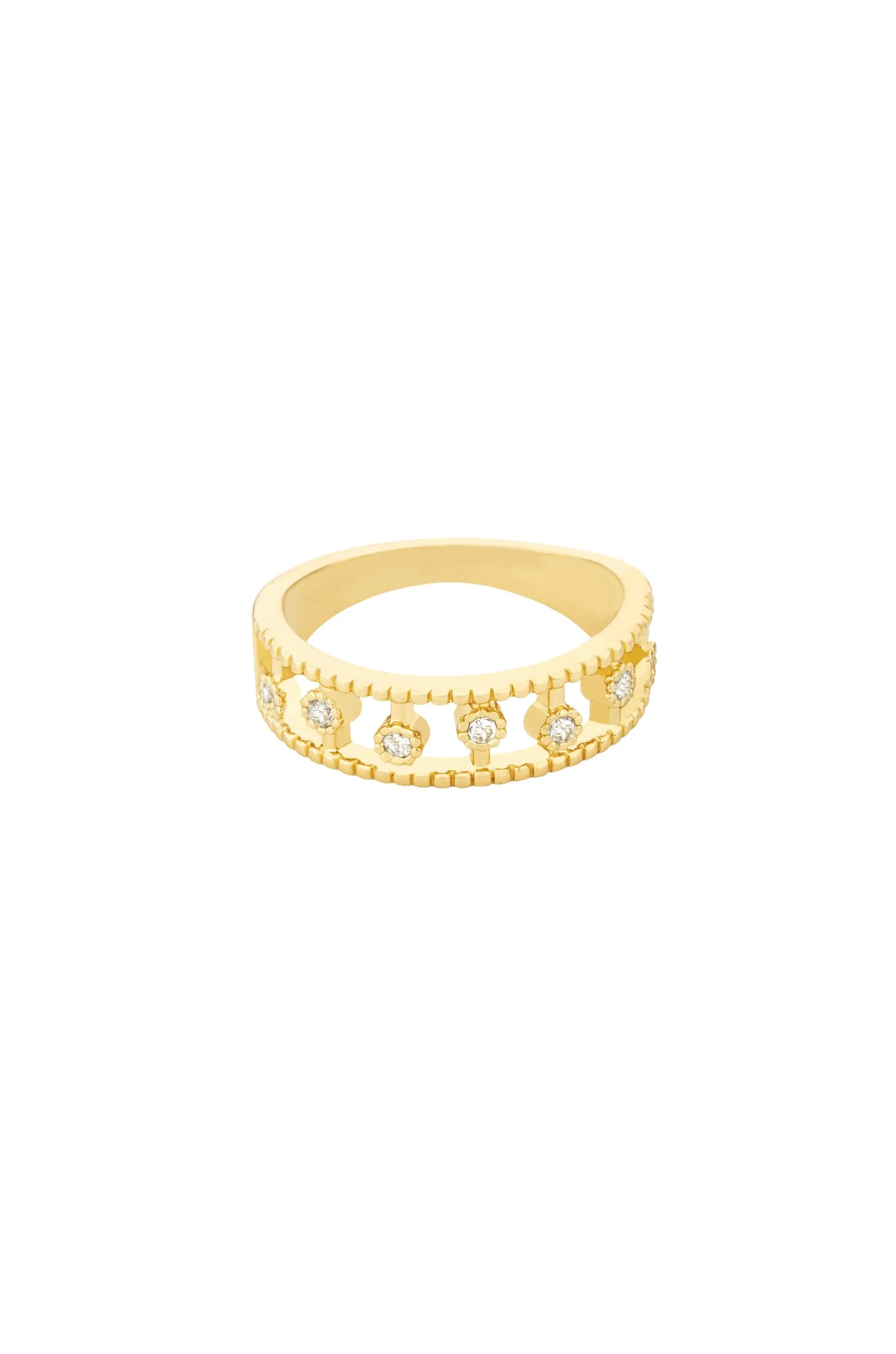 Femme Crystal Dotted Ring