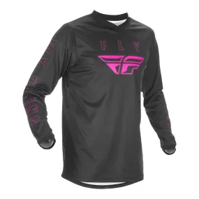 Fly 2021 F-16 Youth Motocross Jersey  - Black  /  Pink