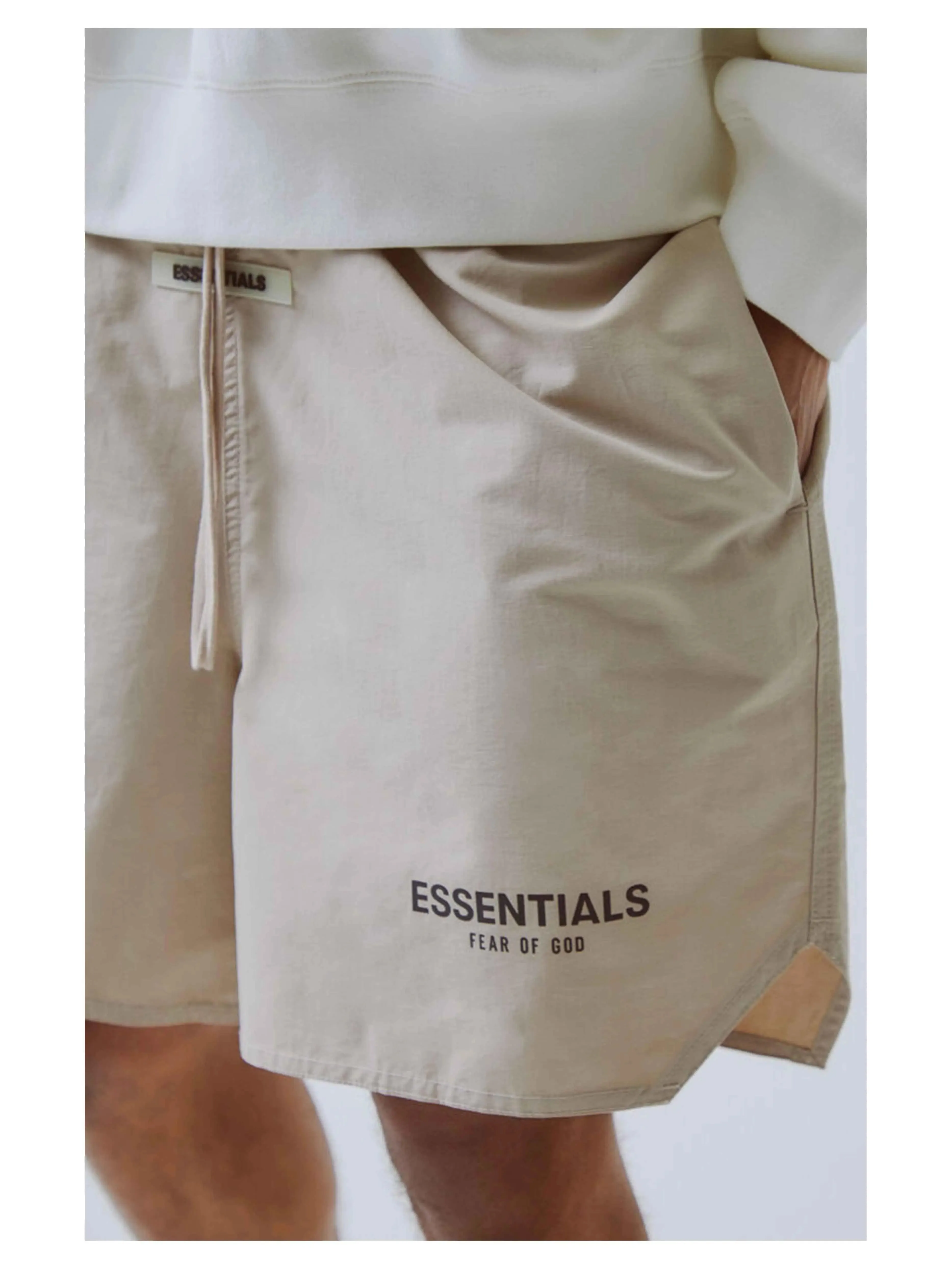 FOG Essentials 3M Logo Volley Shorts Moss