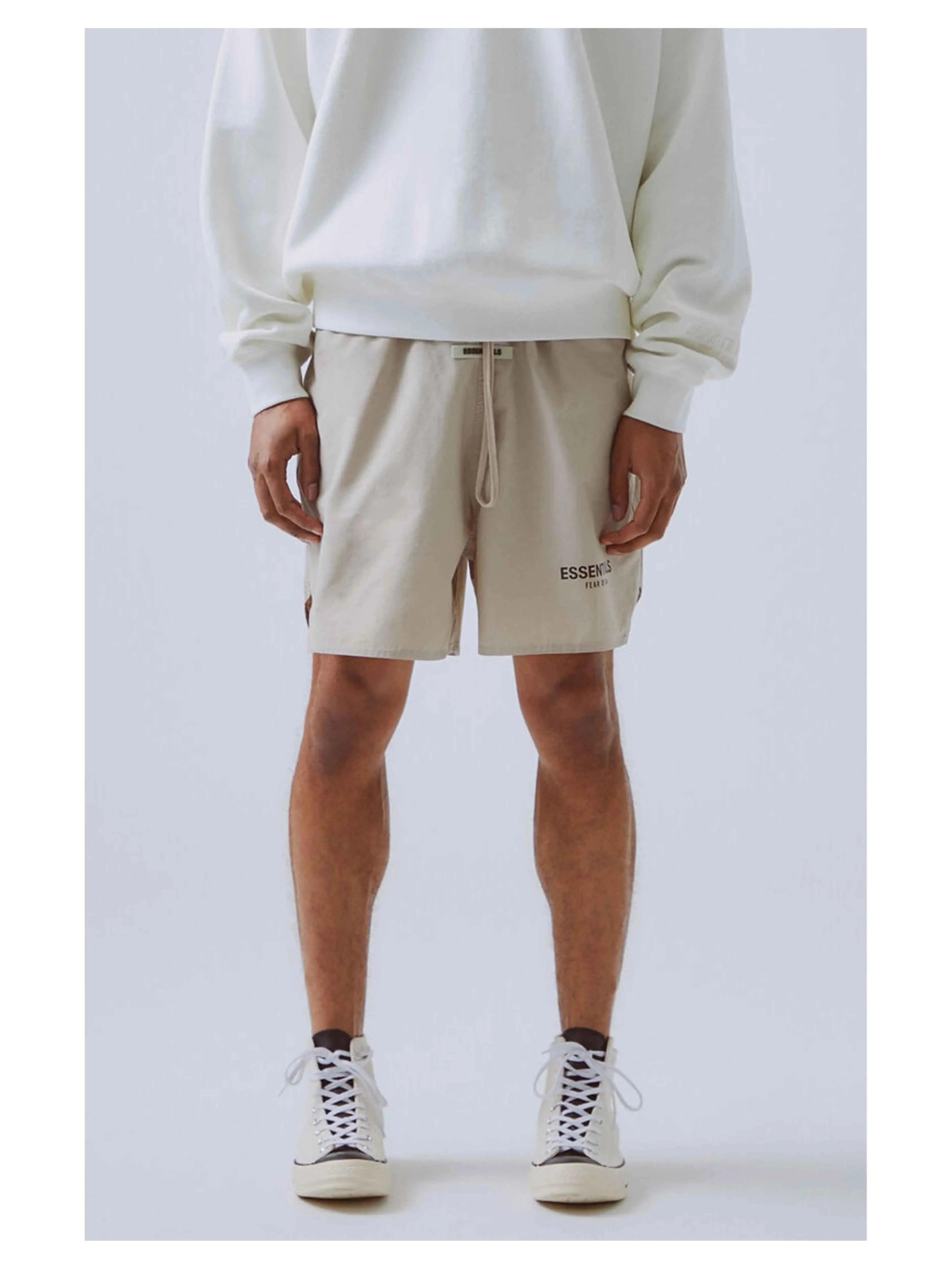 FOG Essentials 3M Logo Volley Shorts Moss