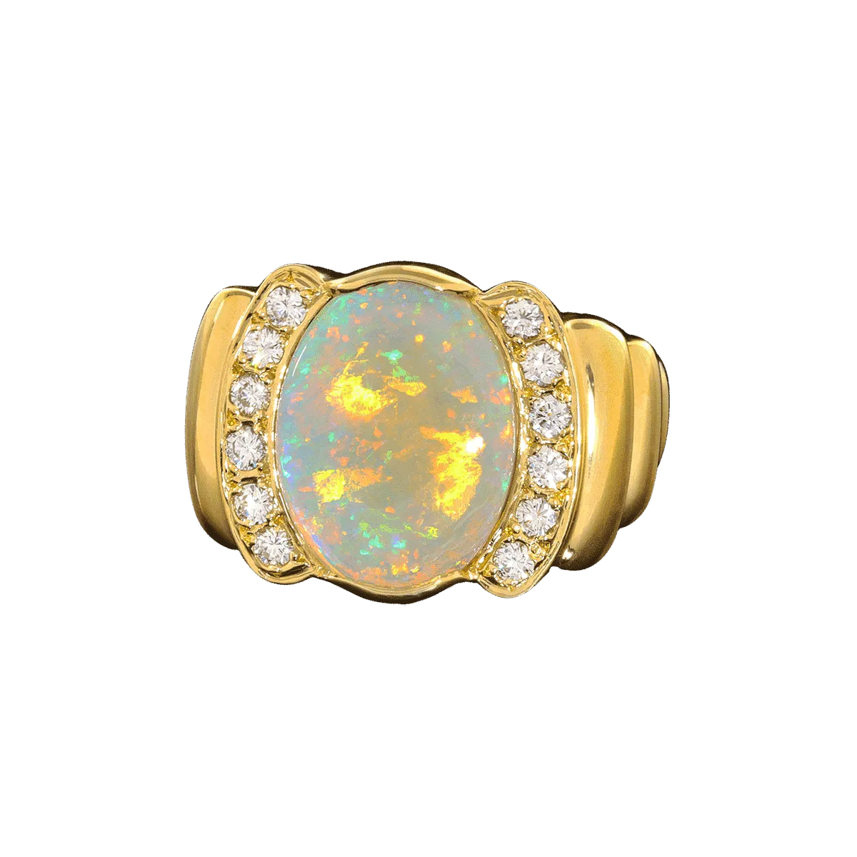 Forever Always Opal & Diamond Ring