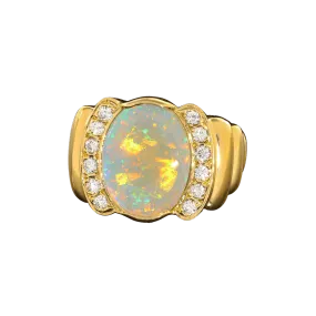 Forever Always Opal & Diamond Ring