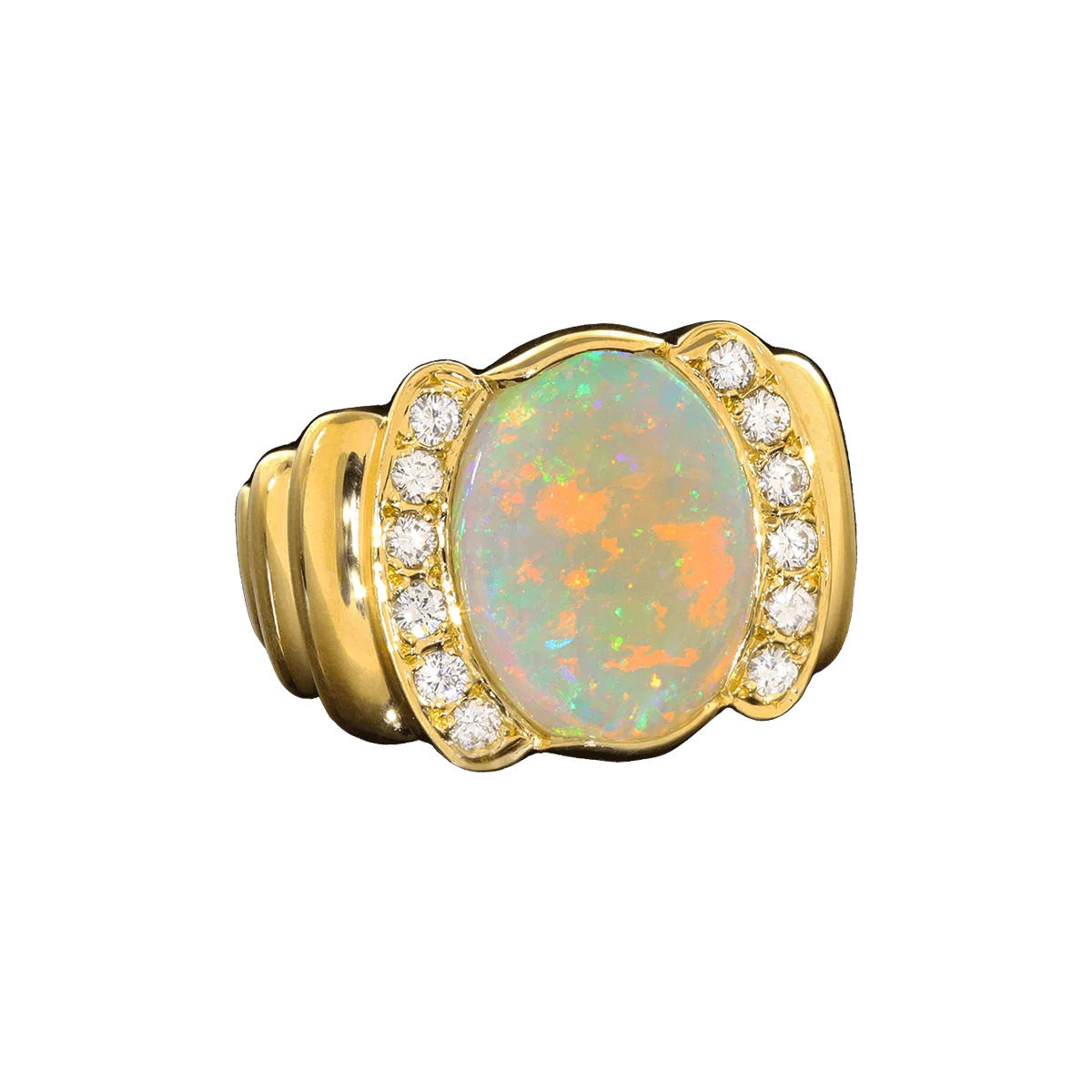 Forever Always Opal & Diamond Ring