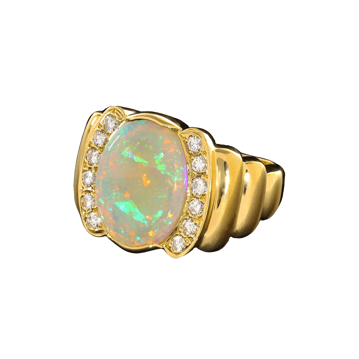 Forever Always Opal & Diamond Ring