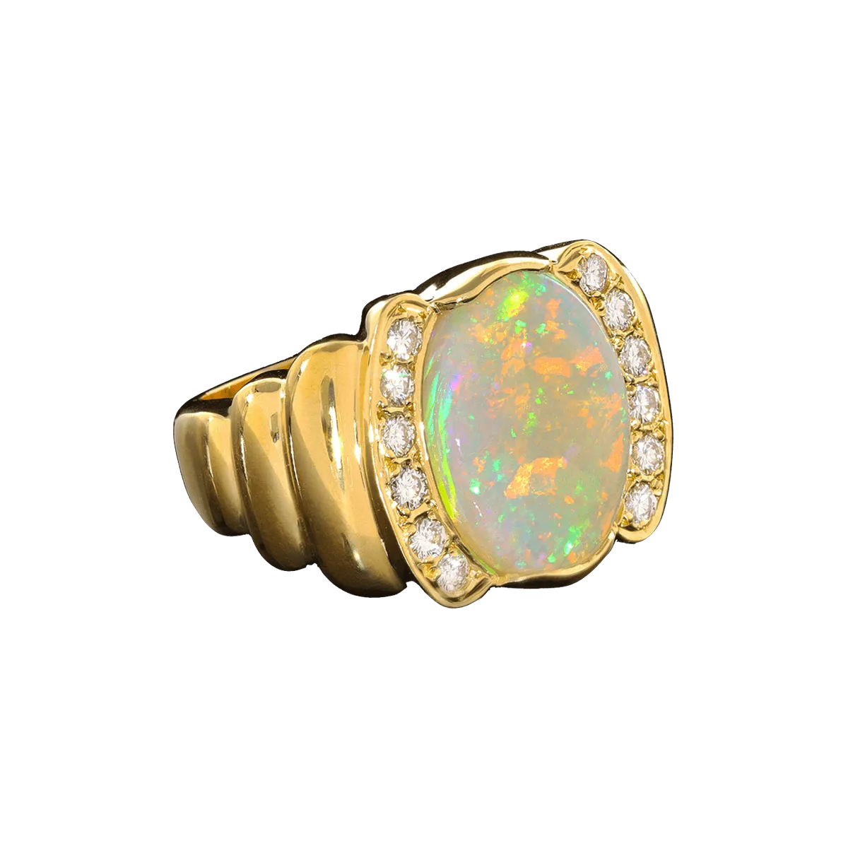 Forever Always Opal & Diamond Ring