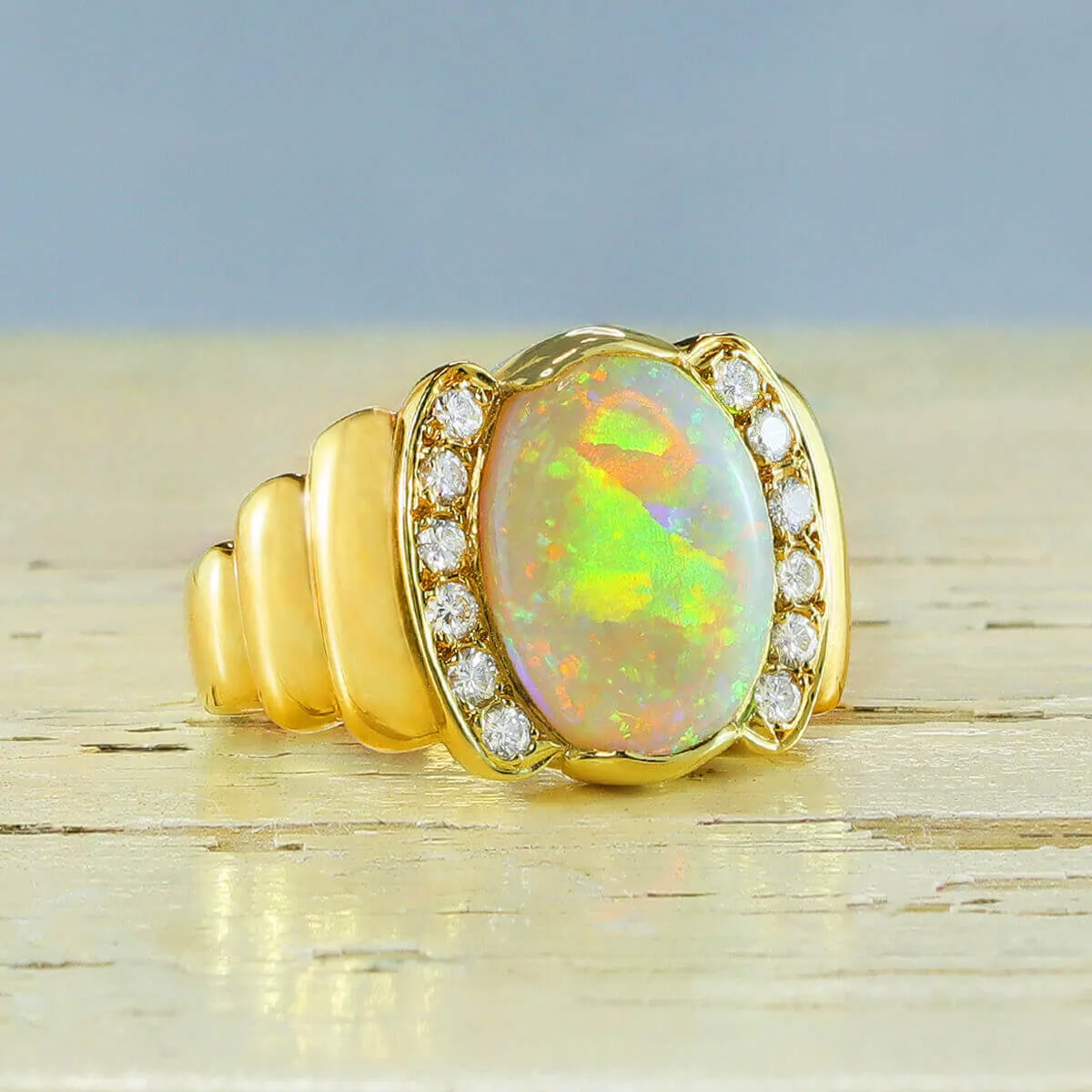 Forever Always Opal & Diamond Ring