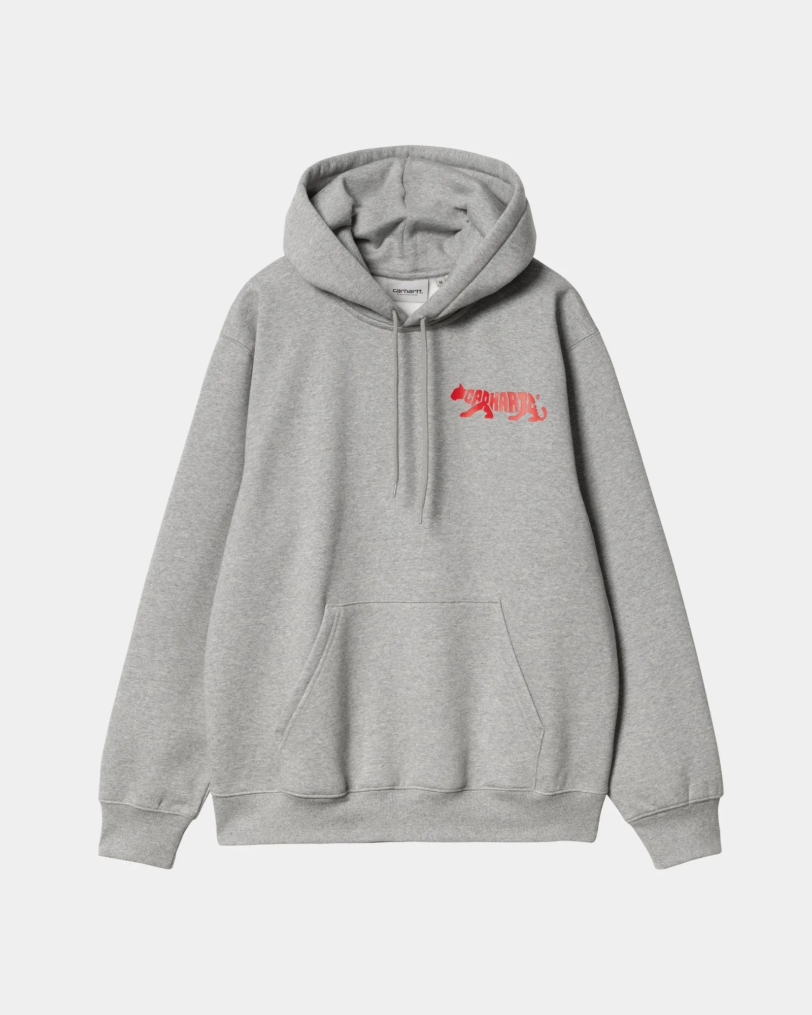 Hooded Rocky Script Sweatshirt | Grey Heather