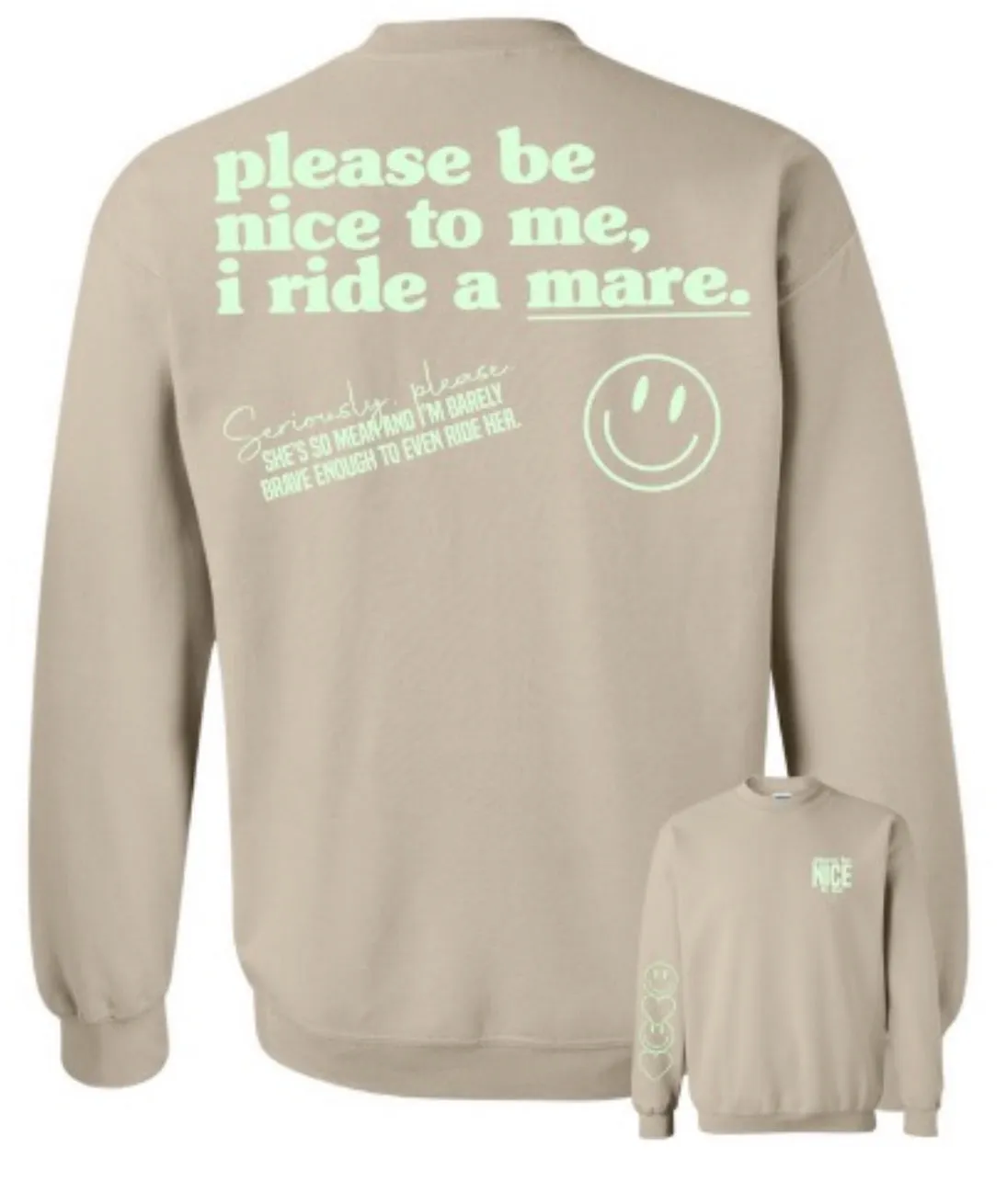 I RIDE A MARE | CREWNECK