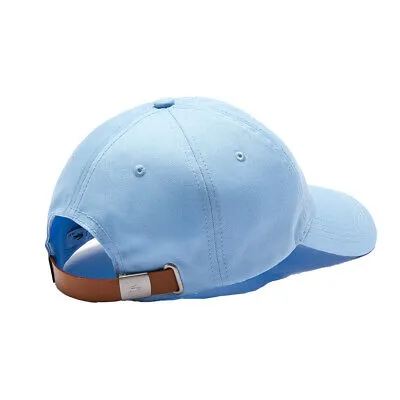 Lacoste Authentic Big Croc Mens Light Blue Strapback Hat