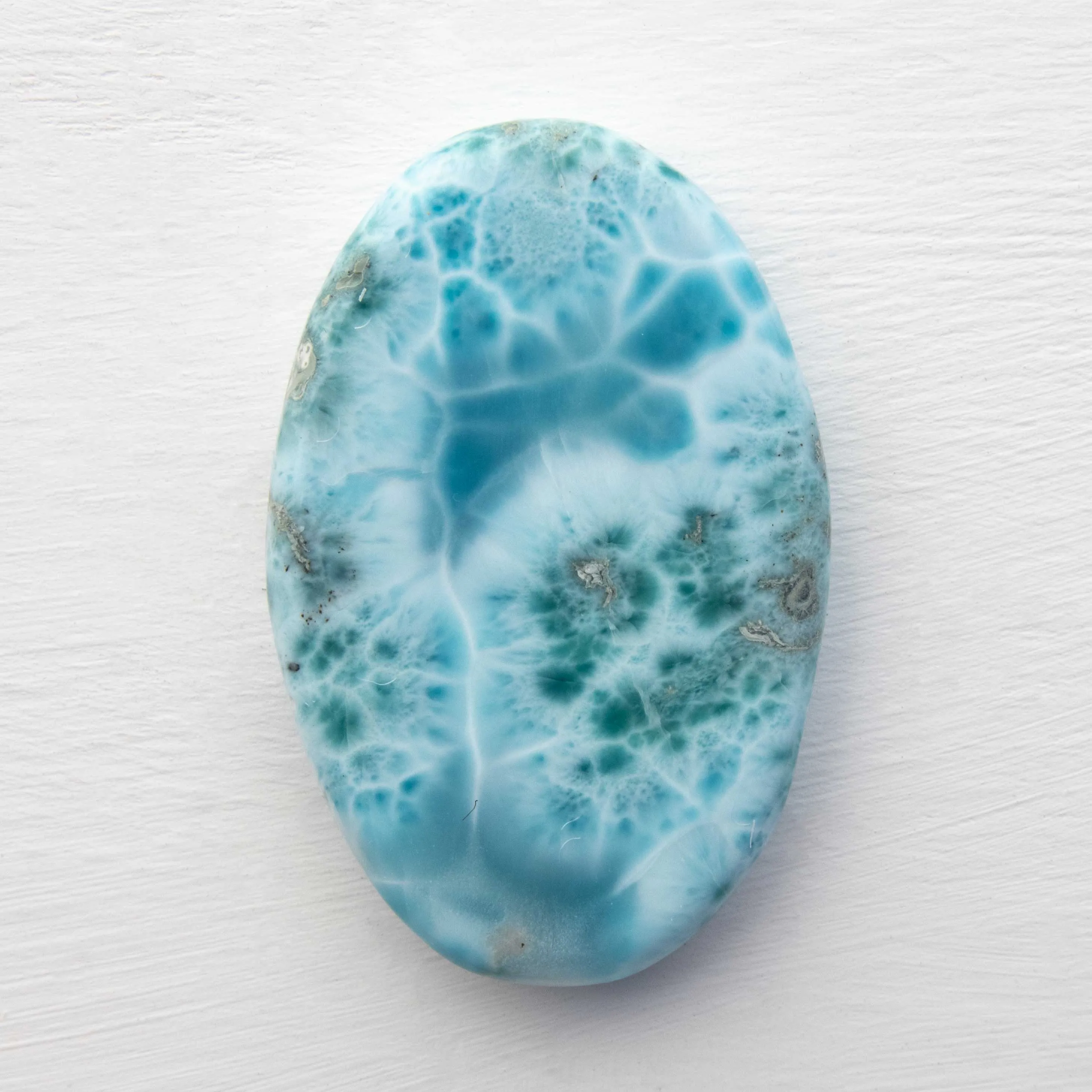 Larimar - AA-Grade, Palm Stone