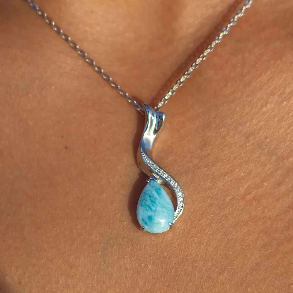 Larimar Glamour Pendant