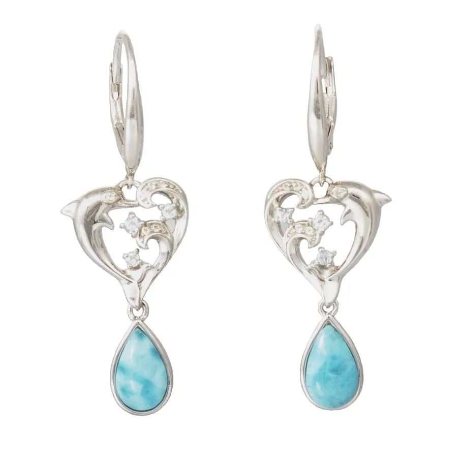 Larimar Nai'a Kai Earrings