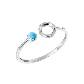 Larimar Saturn Spell Bangle