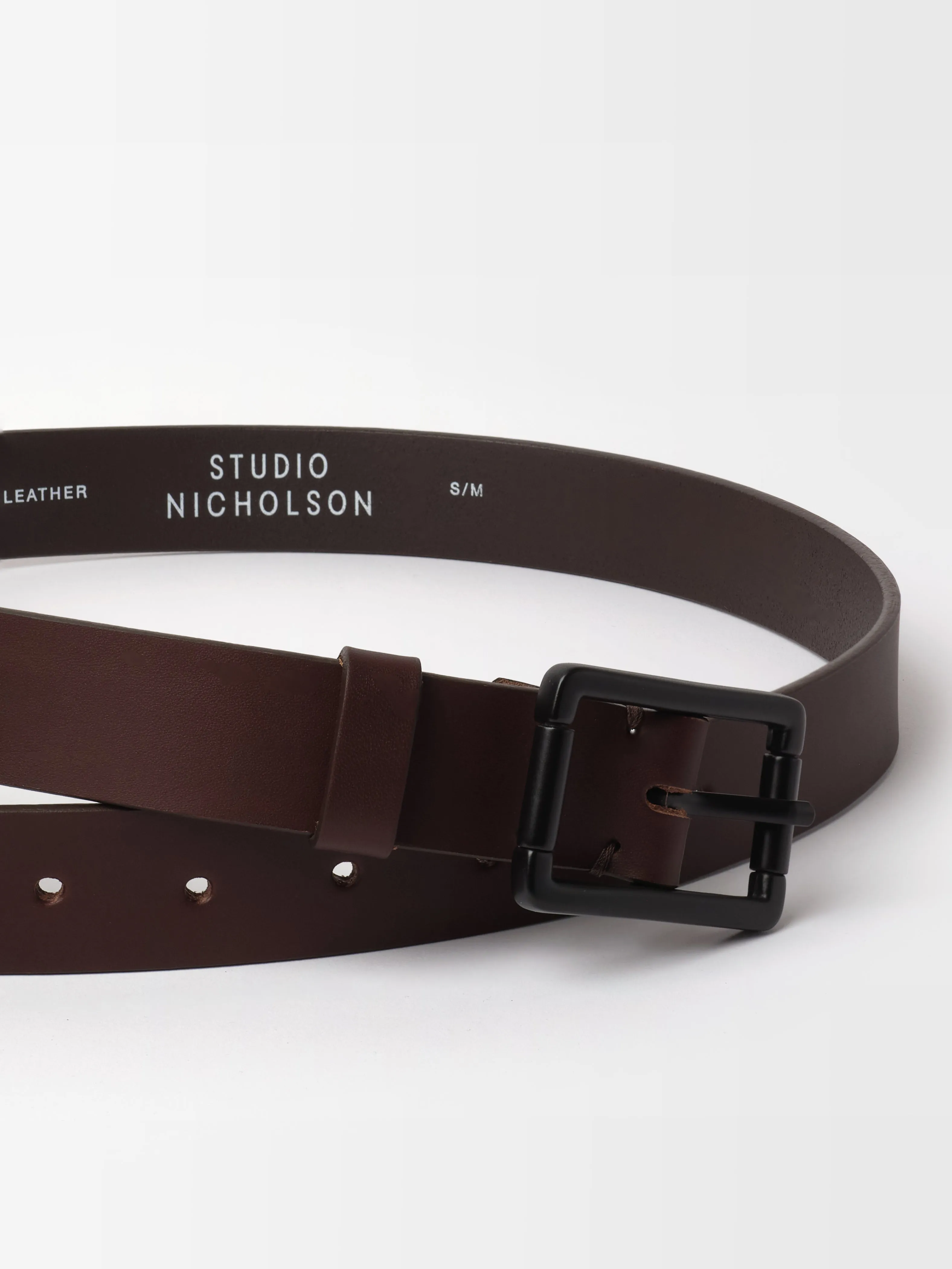 Leather Belt in Chestnut