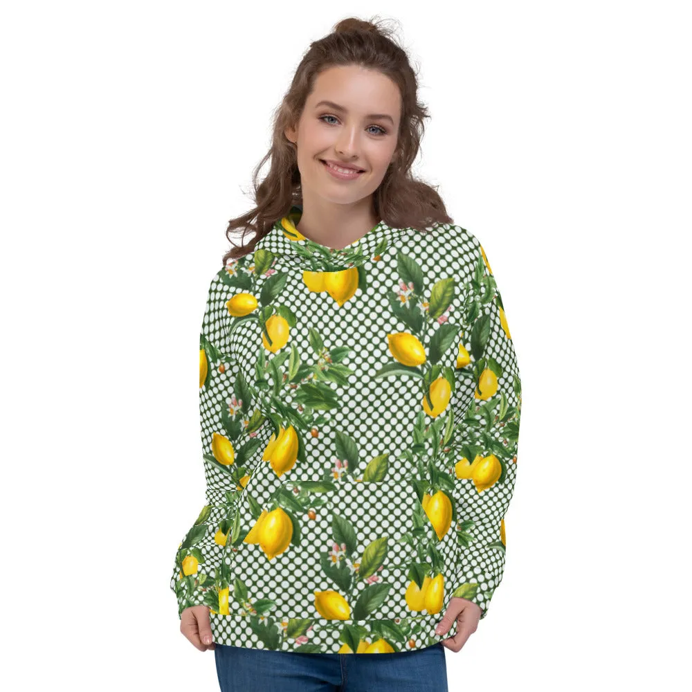 Lemony Dots Unisex Hoodie