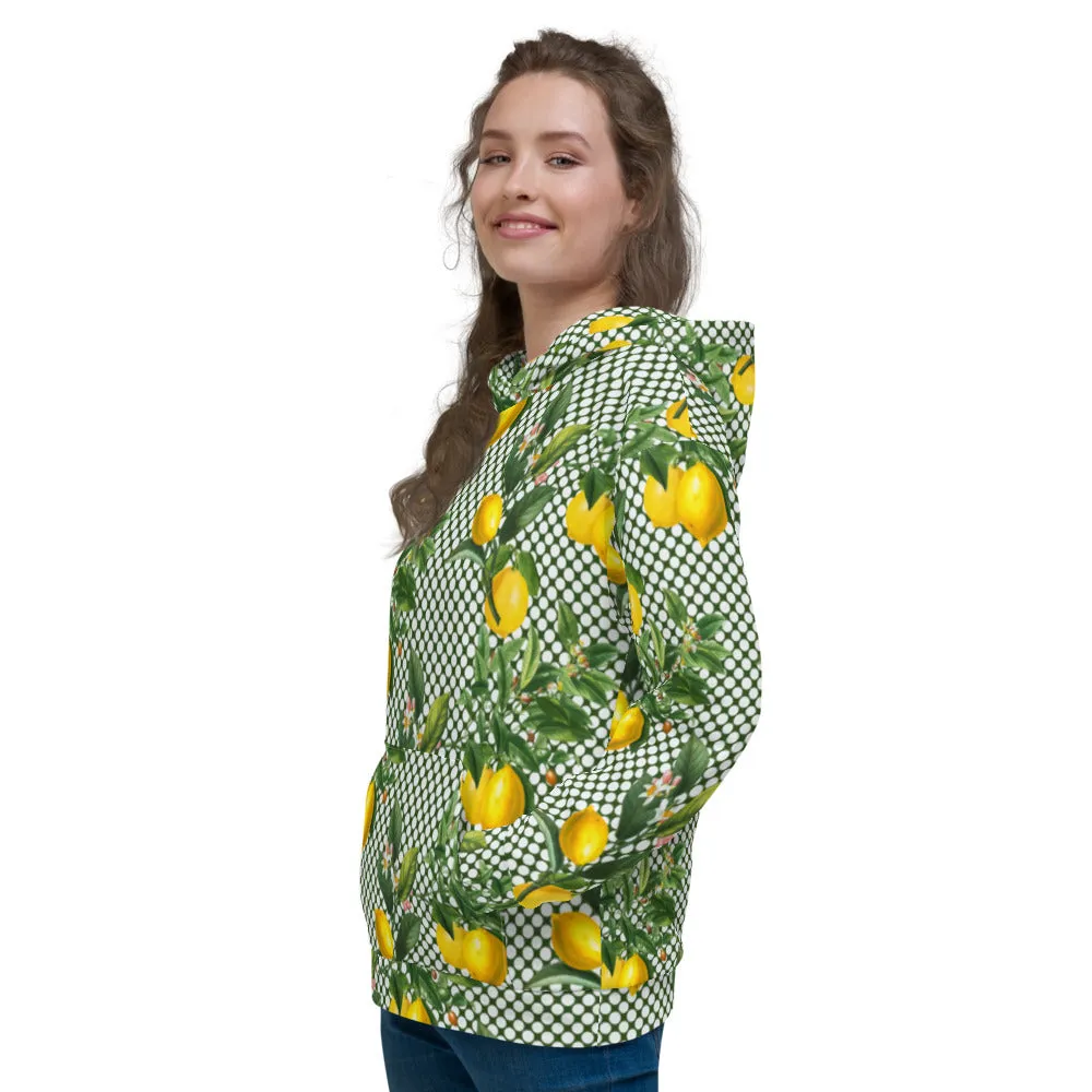 Lemony Dots Unisex Hoodie