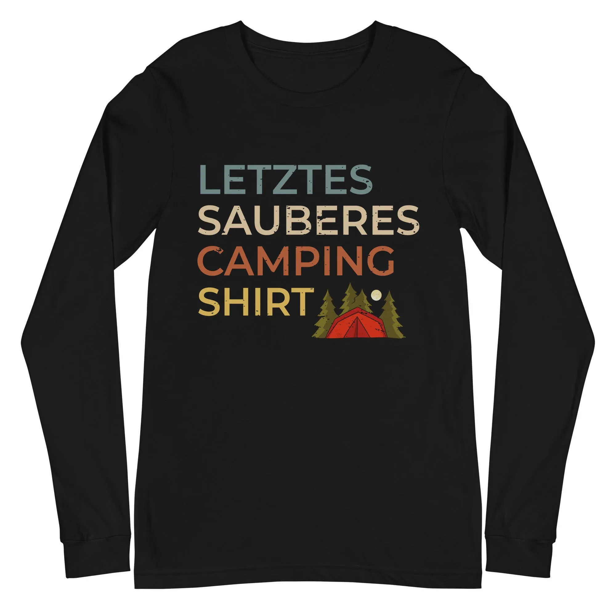 Letztes sauberes Camping Shirt - Longsleeve (Unisex)