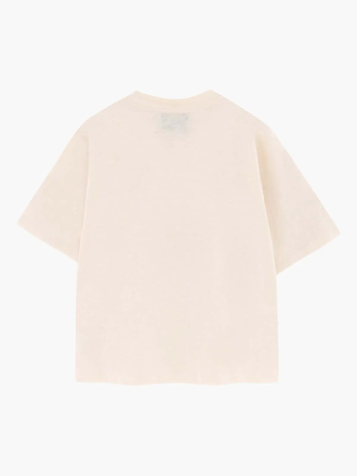 Light Cream Basic Relaxed Tee