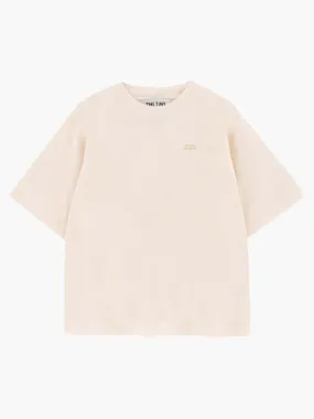 Light Cream Basic Relaxed Tee