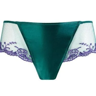 Lise Charmel Splendeur Soie in Turquoise Boyshort ACC0480