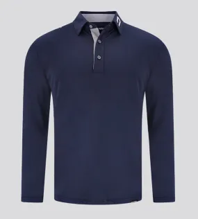 LONG SLEEVE TOUR POLO NAVY