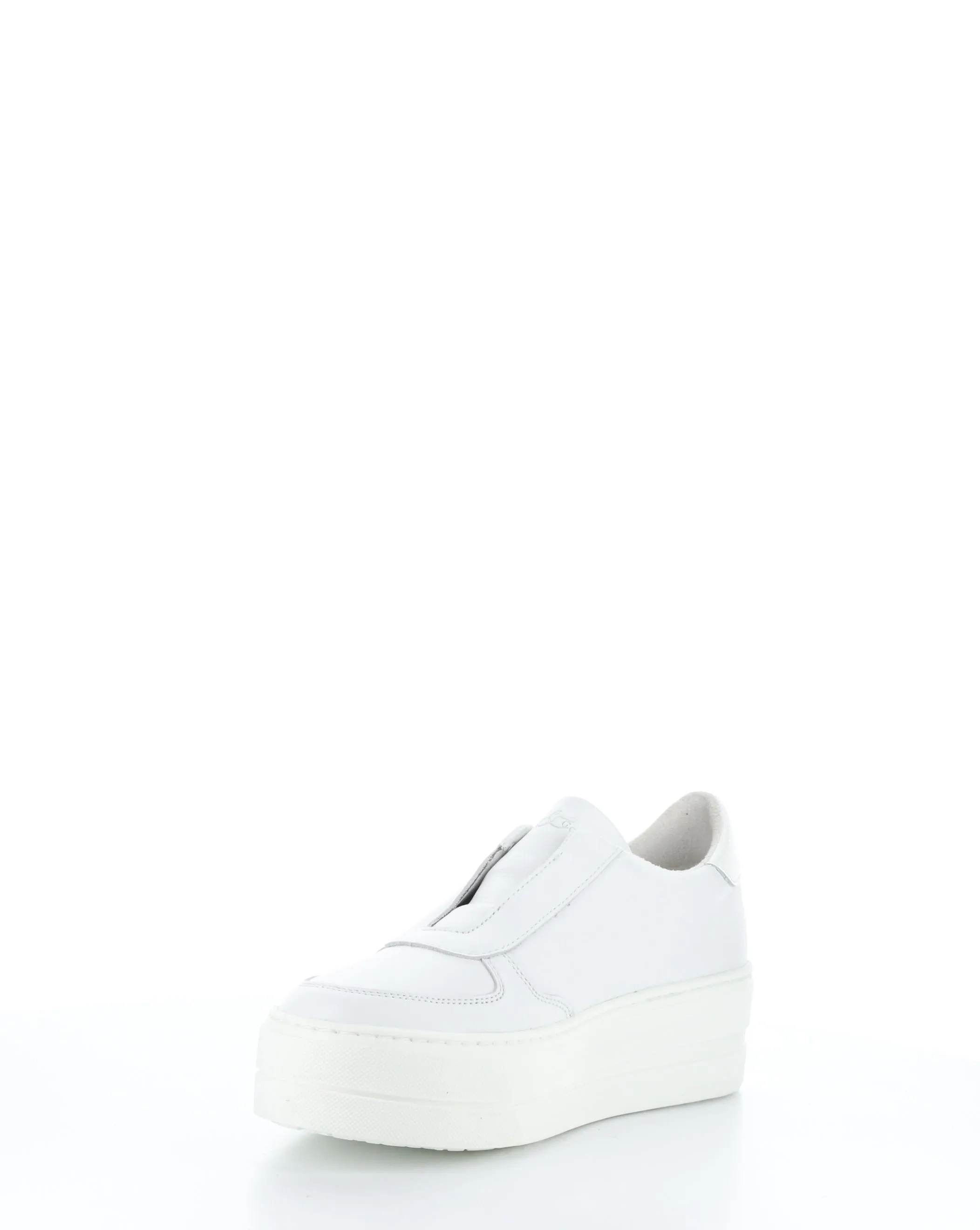 MAGALI WHITE Round Toe Shoes