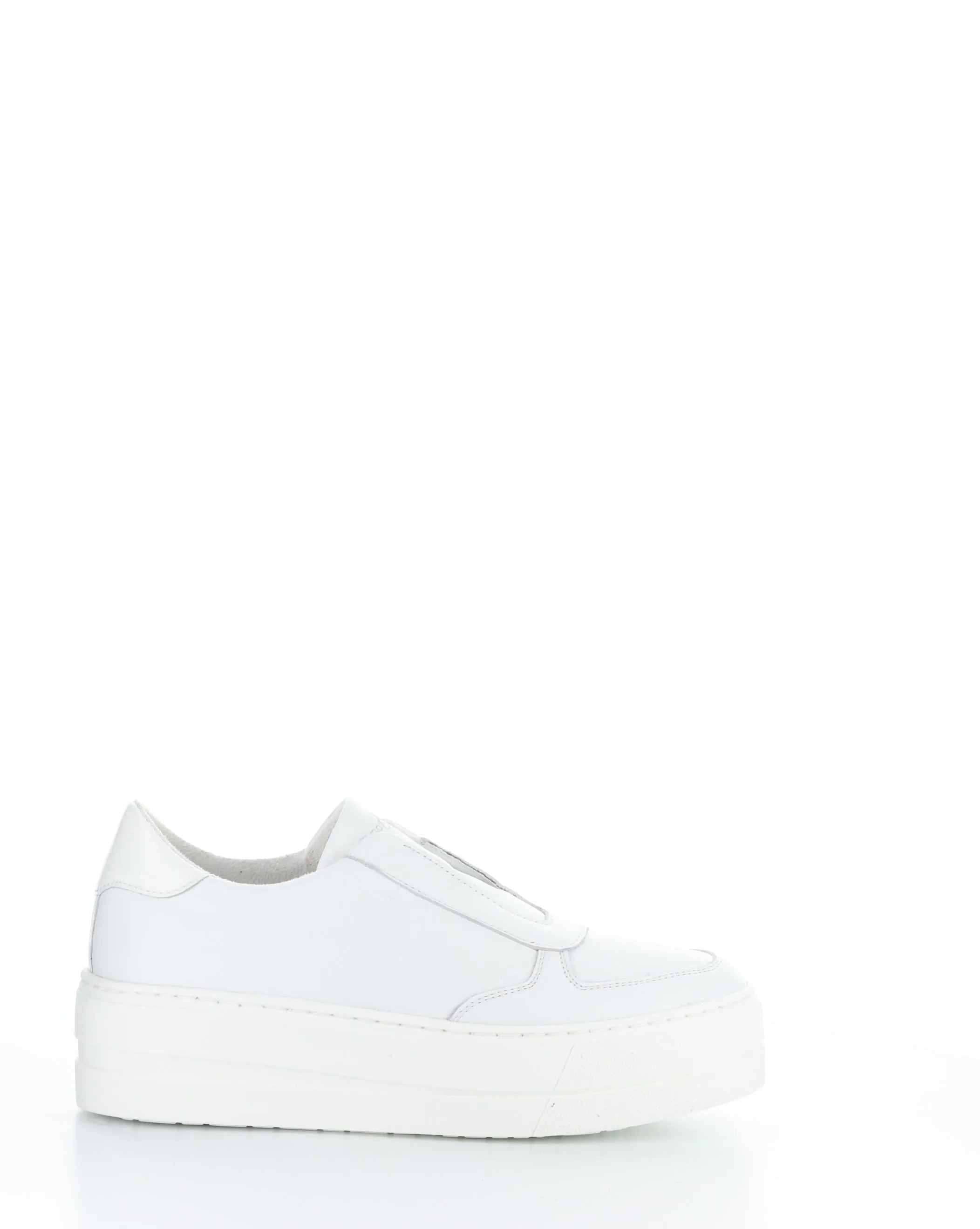 MAGALI WHITE Round Toe Shoes