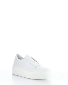 MAGALI WHITE Round Toe Shoes