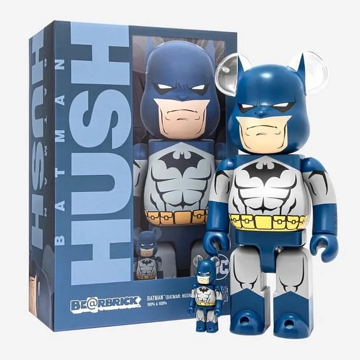 MEDICOM BEARBRICK DC Batman Hush Version 400%   100%